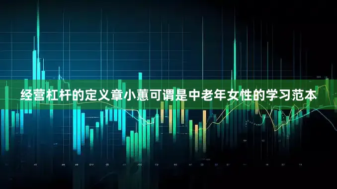 经营杠杆的定义章小蕙可谓是中老年女性的学习范本