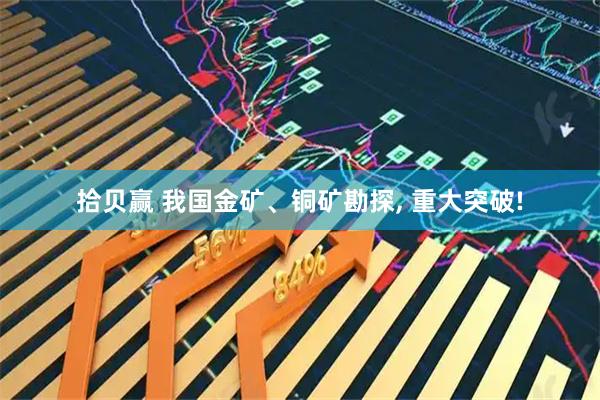 拾贝赢 我国金矿、铜矿勘探, 重大突破!